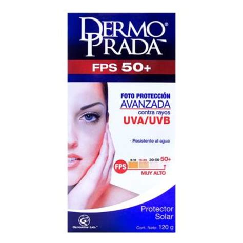 protector solar dermo prada|Protector solar Dermo Prada FPS 50+ 120 g .